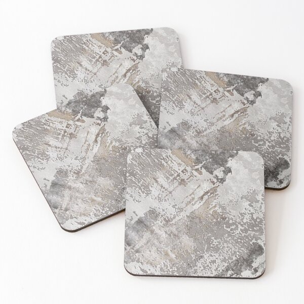 Item preview, Grey White and Beige Stone Textured Print designed and sold by ZedColors.