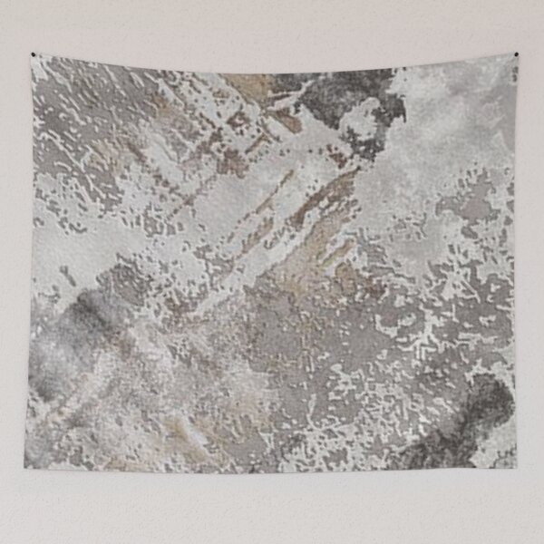 Item preview, Grey White and Beige Stone Textured Print designed and sold by ZedColors.