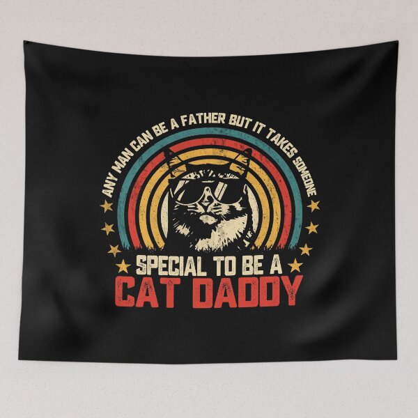 Item preview, Any Man Can Be A Father But It Takes Someone Special To Be A Cat Daddy - Cat Father Pet Owner designed and sold by 76Valeria.