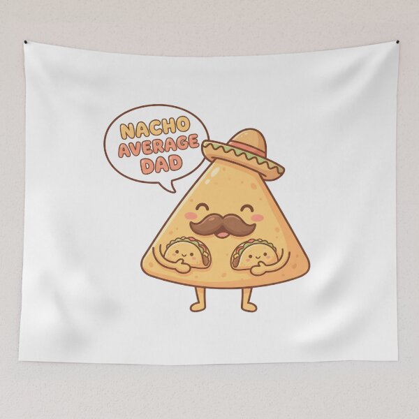 Item preview, Nacho Average Dad Fiesta Design designed and sold by AbanoubStore.
