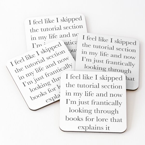Item preview, I Missed The Tutorial For Life // Gamer Humor // Gamer Life Analogy designed and sold by Sunny-Side-Up-.