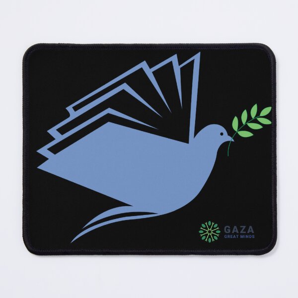 Item preview, Dove Book Peace, Light Blue - Gaza Great Minds Logo, LR designed and sold by Gaza Great Minds .