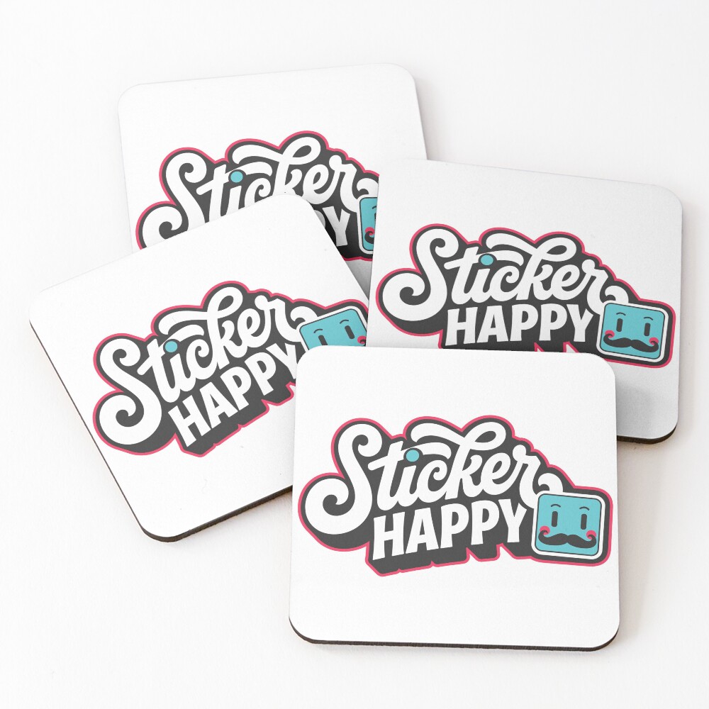 Item preview, Coasters (Set of 4) designed and sold by ImStickerHappy.