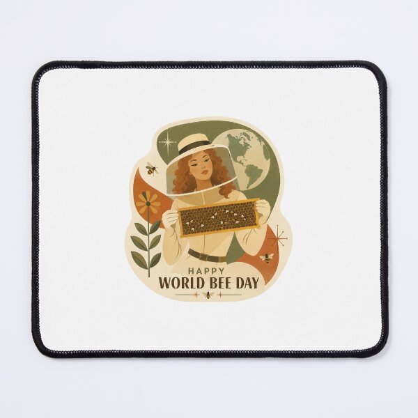 Item preview, Happy World Bee Day designed and sold by Urbantheseus.