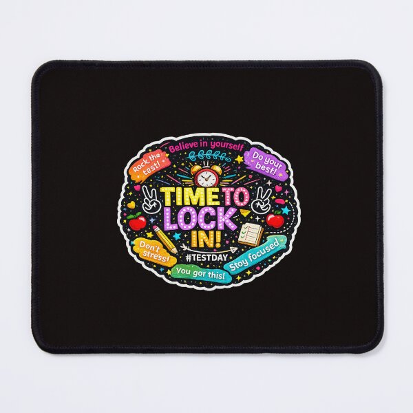 Item preview, Time To Focus Motivational Study Sticker designed and sold by CarolineCanessa.