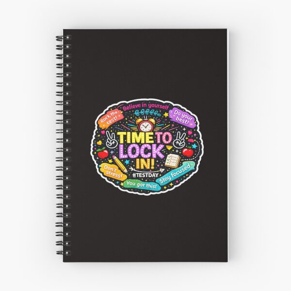 Item preview, Time To Focus Motivational Study Sticker designed and sold by CarolineCanessa.