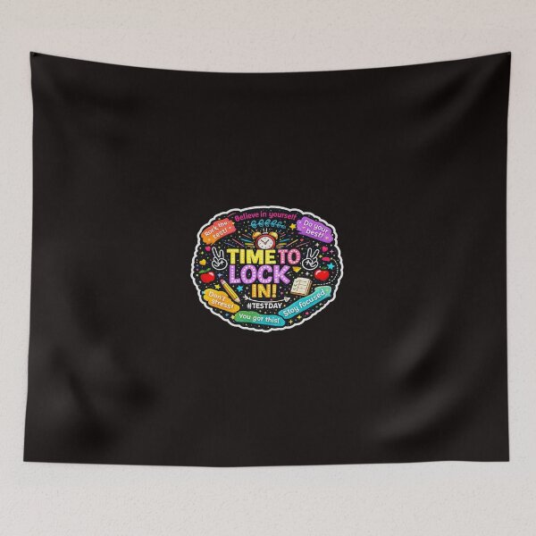 Item preview, Time To Focus Motivational Study Sticker designed and sold by CarolineCanessa.