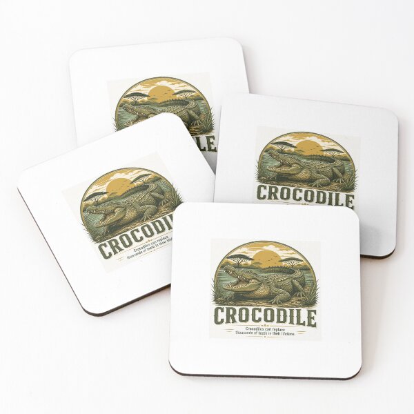 Item preview, Crocodile Fun Fact Safari Graphic designed and sold by Mugged & Inspired.