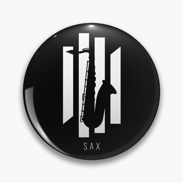 Item preview, Minimalist SAX Silhouette Jazz Design designed and sold by AnnSign.
