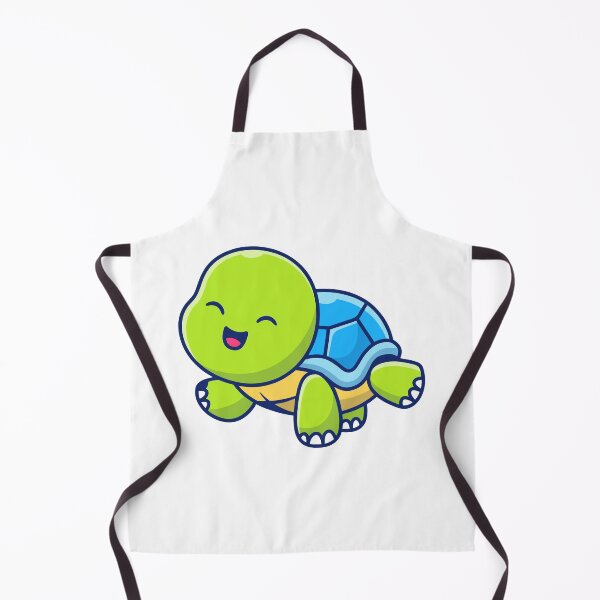 Item preview, Cute Happy Sea Turtle Chibi Reptile Illustration designed and sold by ZhenKang   Xiong.