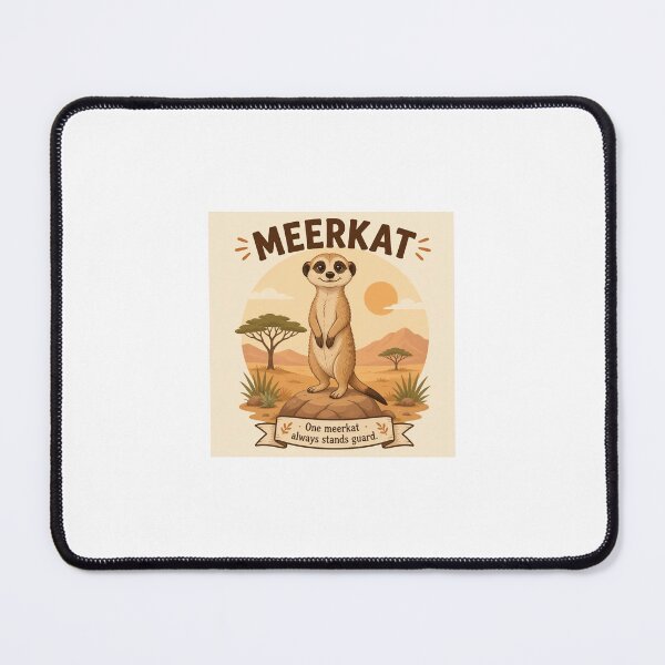 Item preview, Meerkat Safari Wildlife Fun Fact designed and sold by Mugged & Inspired.