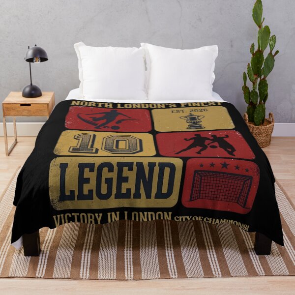 Item preview, ​North London's Finest 2026 Victory City of Champions Retro Grid Shirt - Number 10 Legend Football Apparel and Gifts designed and sold by Basma Designs | Funny Shirts, Stickers & Mugs.