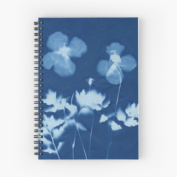 Item preview, Dry Cyanotype Welsh Poppies designed and sold by LymphomaLass.
