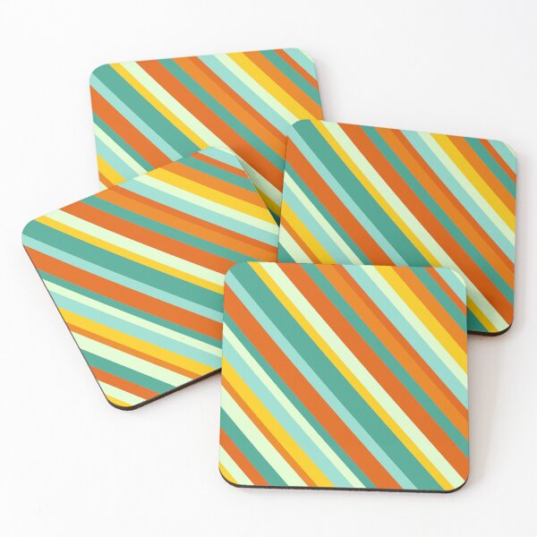 Item preview, Modern Diagonal Stripes (Bright Collection) designed and sold by Pixels & Paint.