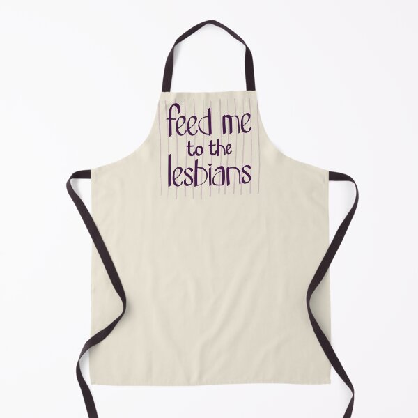 Item preview, Funny Sapphic FEED ME TO THE LESBIANS Purple designed and sold by TackyTime.