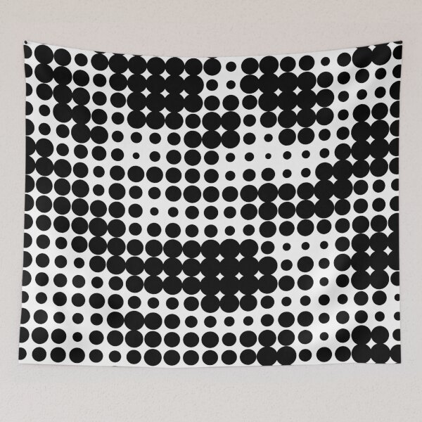 Item preview, Dots dots sixties design pattern grid illusion 2 designed and sold by Luzi Illustrella.