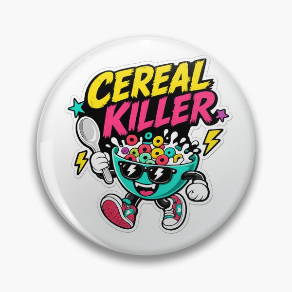 Item preview, Cereal Killer | Funny Breakfast Mascot Streetwear Design designed and sold by Snackwave Ninety.