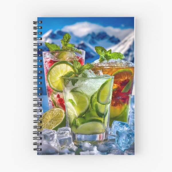 Item preview, Refreshing Drinks with Mint and Citrus on Ice designed and sold by Artessie.
