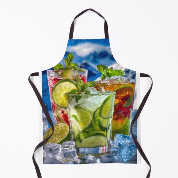 Item preview, Refreshing Drinks with Mint and Citrus on Ice designed and sold by Artessie.