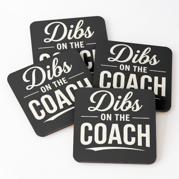 Item preview, Dibs On The Coach - Vintage Athletic Typography designed and sold by Canvas Vibe Studio.