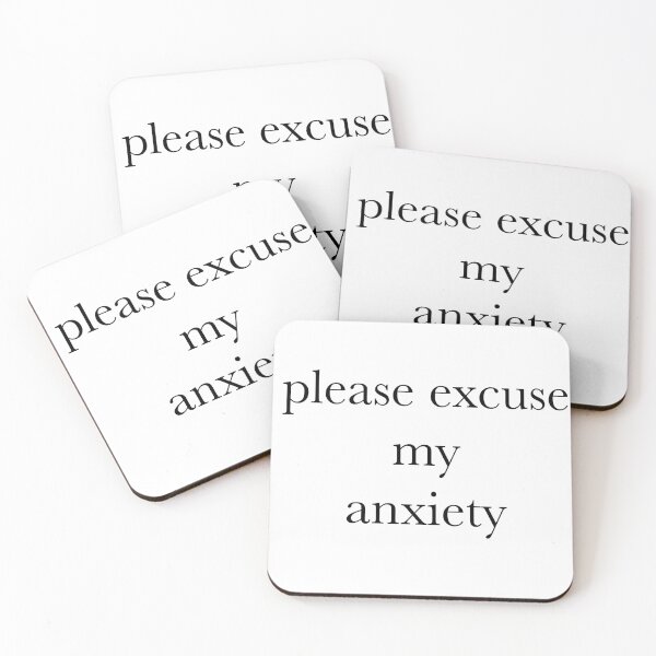 Item preview, Please Excuse My Panic Disorder// Dark Humor Joke // Panic Attacks designed and sold by Sunny-Side-Up-.