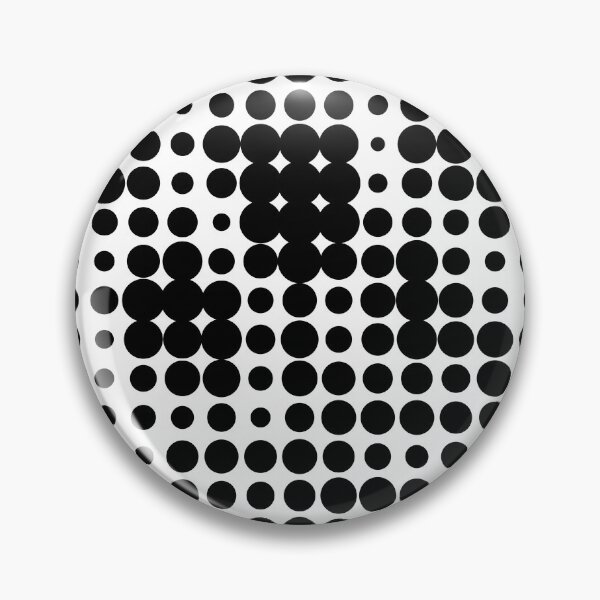 Item preview, Dots dots sixties design pattern grid illusion 3 designed and sold by Luzi Illustrella.