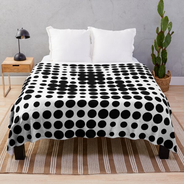Item preview, Dots dots sixties design pattern grid illusion 3 designed and sold by Luzi Illustrella.