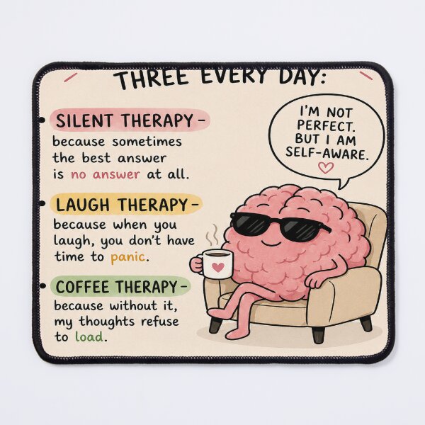 Item preview, My Therapies Funny Brain Coffee Humor Art designed and sold by riki2365.