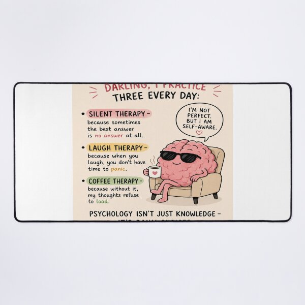 Item preview, My Therapies Funny Brain Coffee Humor Art designed and sold by riki2365.