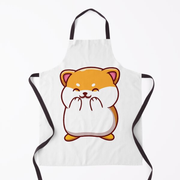 Item preview, Cute Shy Hamster Covering Cheeks Illustration designed and sold by ZhenKang   Xiong.