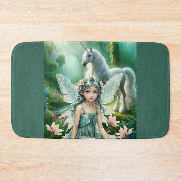 Item preview, SERENE FAIRY WITH UNICORN designed and sold by Tammera.