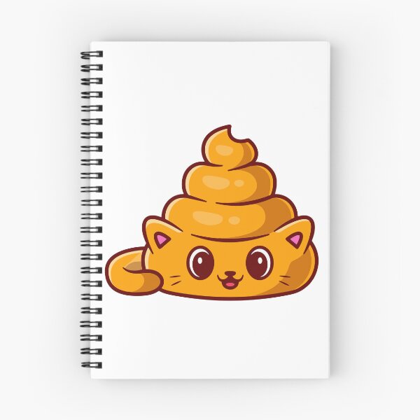 Item preview, Divertido emoji de gato dorado con forma de caca designed and sold by ZhenKang Xiong.