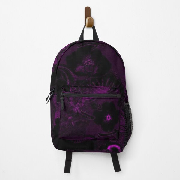 Item preview, Dark Purple Sakura Goth Pattern | Japanese Cyberpunk Floral Aesthetic designed and sold by BatNature.
