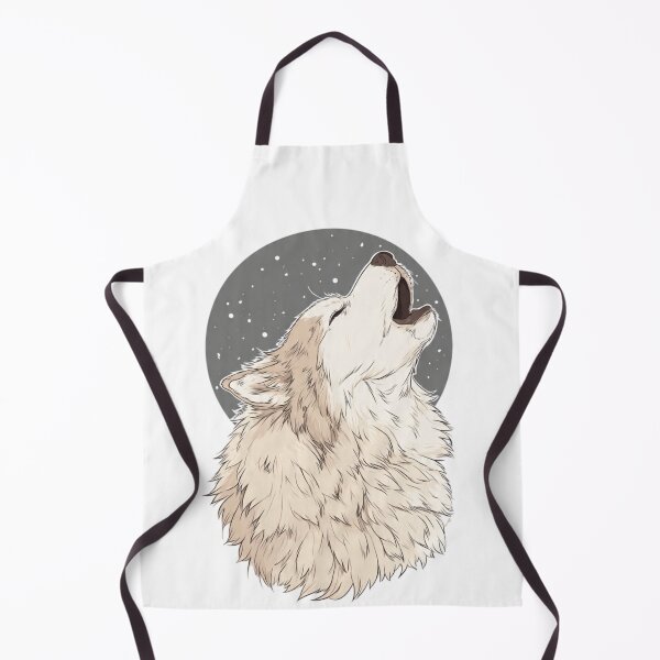 Item preview, Howling Alaskan Malamute Sticker Natural Wolf Dog Moon Cottagecore Kawaii Gift designed and sold by BrasilStickers.