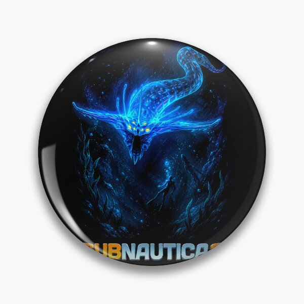 Item preview, subnautica 2 blue neon monster designed and sold by Green Sama.