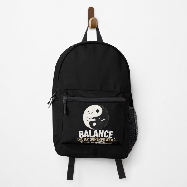Item preview, Balance Is My Superpower Yin Yang Mental Health Shirt designed and sold by VibeOffline Studio.