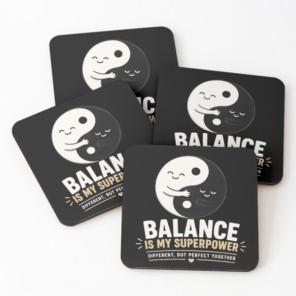 Item preview, Balance Is My Superpower Yin Yang Mental Health Shirt designed and sold by VibeOffline Studio.