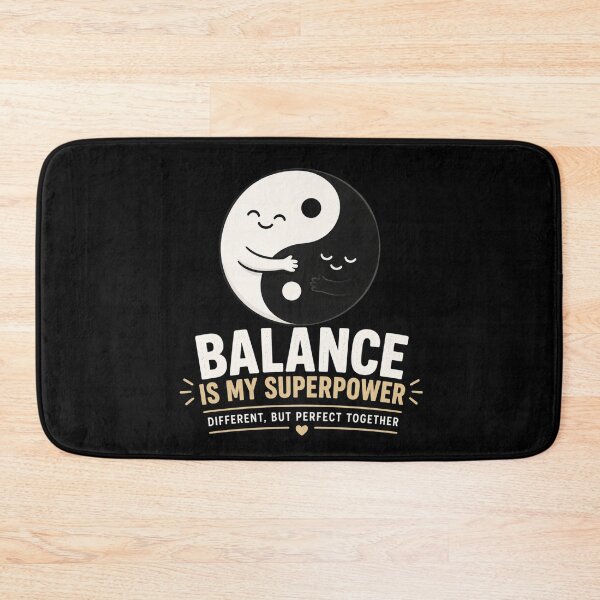 Item preview, Balance Is My Superpower Yin Yang Mental Health Shirt designed and sold by VibeOffline Studio.