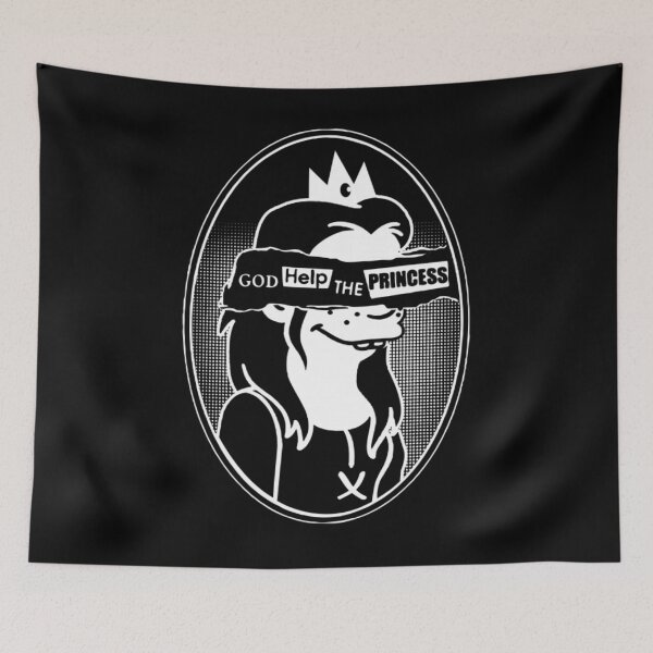 Item preview, God Help The Princess - Anarchy Fantasy Cartoon Mashup designed and sold by MrGlayga.