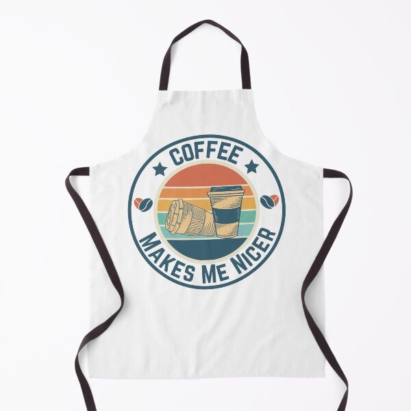 Item preview, Coffee Makes Me Nicer designed and sold by LuveraxArt.