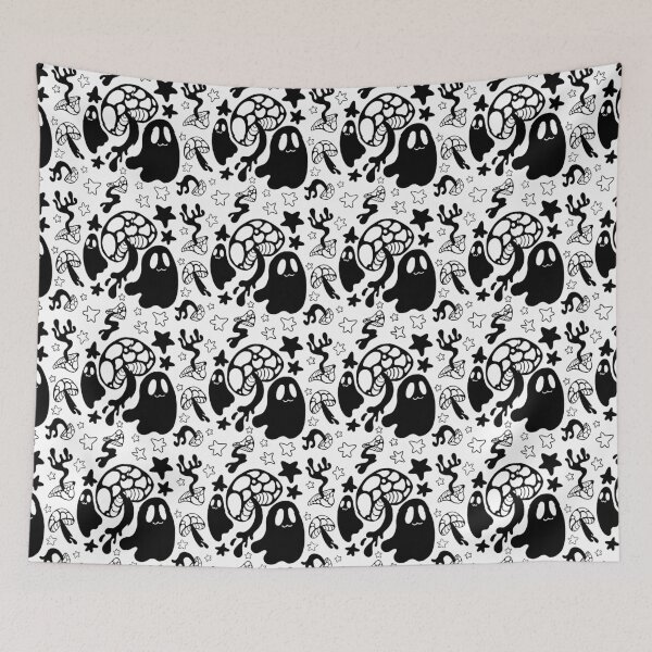 Item preview, Goth Ghosts & Mushrooms designed and sold by mcrow-creations.