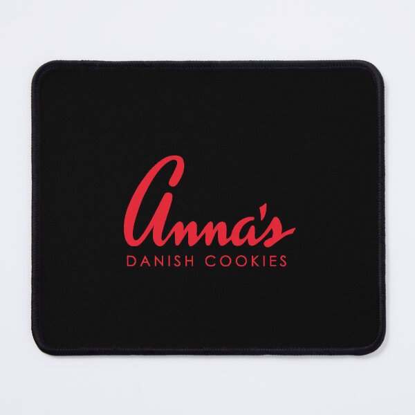 Item preview, Annas Danish Cookies Vintage Red Cursive Script Logo designed and sold by ZhenKang   Xiong.