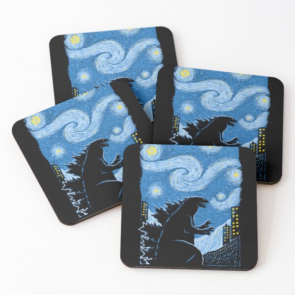 Item preview, Starry Kaiju - Vincent Van Gogh Monster Parody designed and sold by MrGlayga.