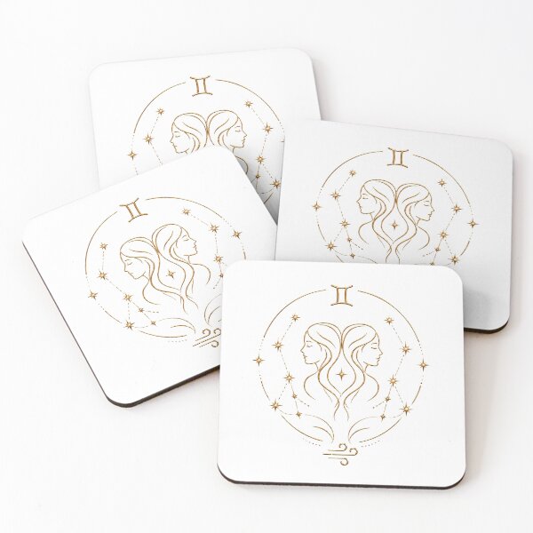 Item preview, Gemini, golden astrological sign of the zodiac designed and sold by breveindu.
