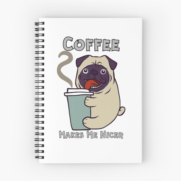 Item preview, Coffee Makes Me Nicer designed and sold by LuveraxArt.