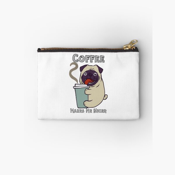 Item preview, Coffee Makes Me Nicer designed and sold by LuveraxArt.