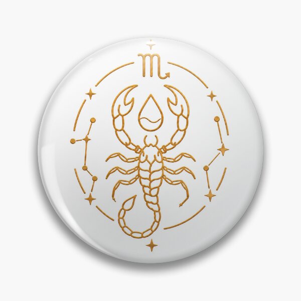 Item preview, Golden astrological Scorpio of the zodiac designed and sold by breveindu.