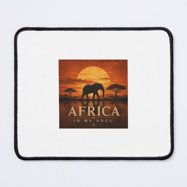 Item preview, Africa In My Soul Sunset Design designed and sold by Mugged & Inspired.