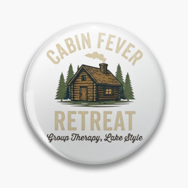 Item preview, Cabin Fever Retreat Adult Summer Camp Theme - Rustic Cabin & Lake‑Style Graphic designed and sold by LAForrest.