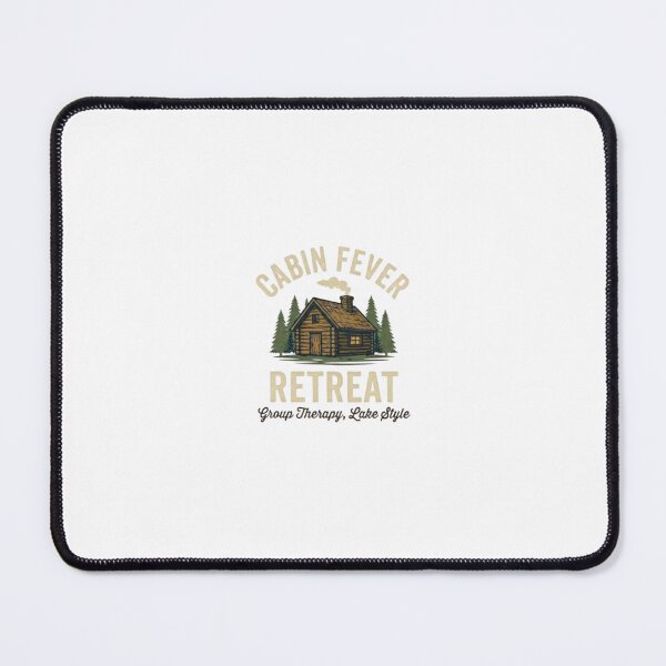 Item preview, Cabin Fever Retreat Adult Summer Camp Theme - Rustic Cabin & Lake‑Style Graphic designed and sold by LAForrest.